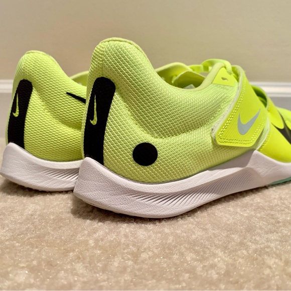 Nike Air Zoom LJ Elite Mint Foam Volt DR2756-700  size 9.5 Men’s Spikes & Tool - Picture 9 of 11